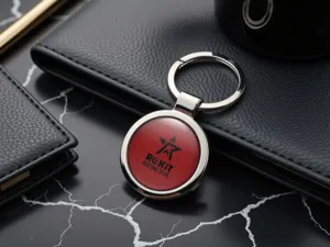 Cute Car Keyring Ring Metallic Style Force